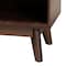 Baxton Studio Delaire Mid-Century Modern Walnut Brown Finished Wood Shoe Cabinet 235-13268-ZORO - alternate 7